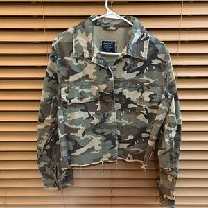 Abercrombie & Fitch Camo Utility Field Jacket XL